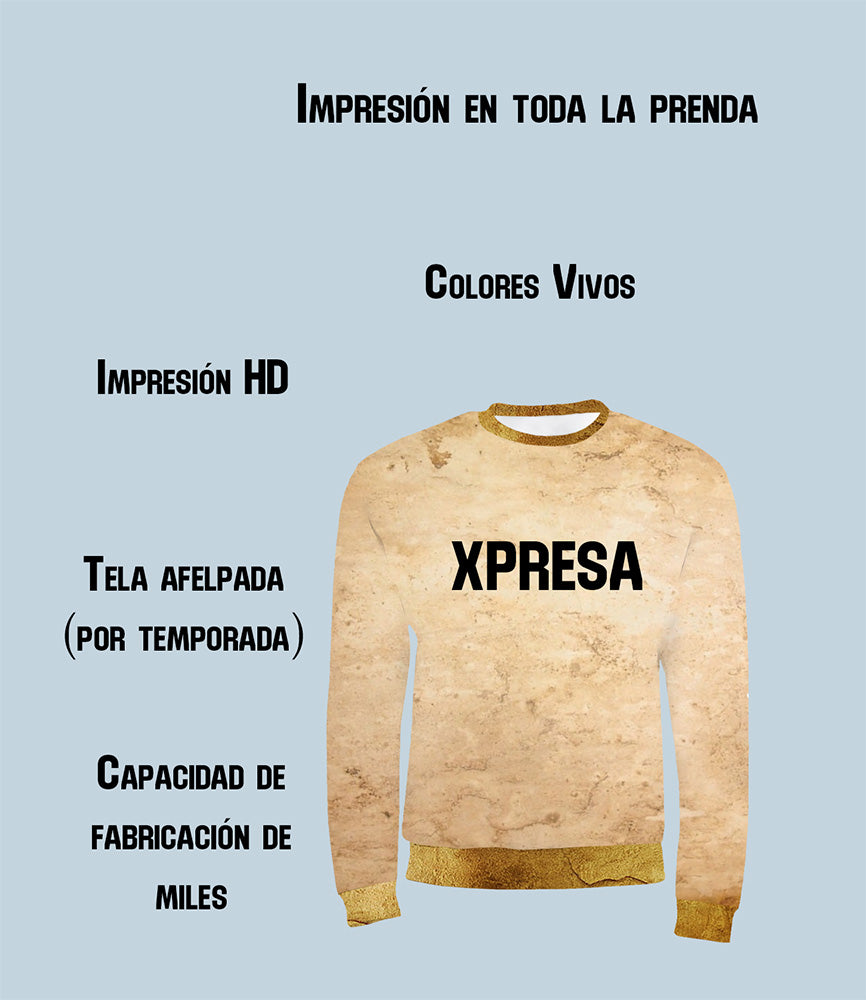 Sudadera Tipo Sueter (MUESTRA)