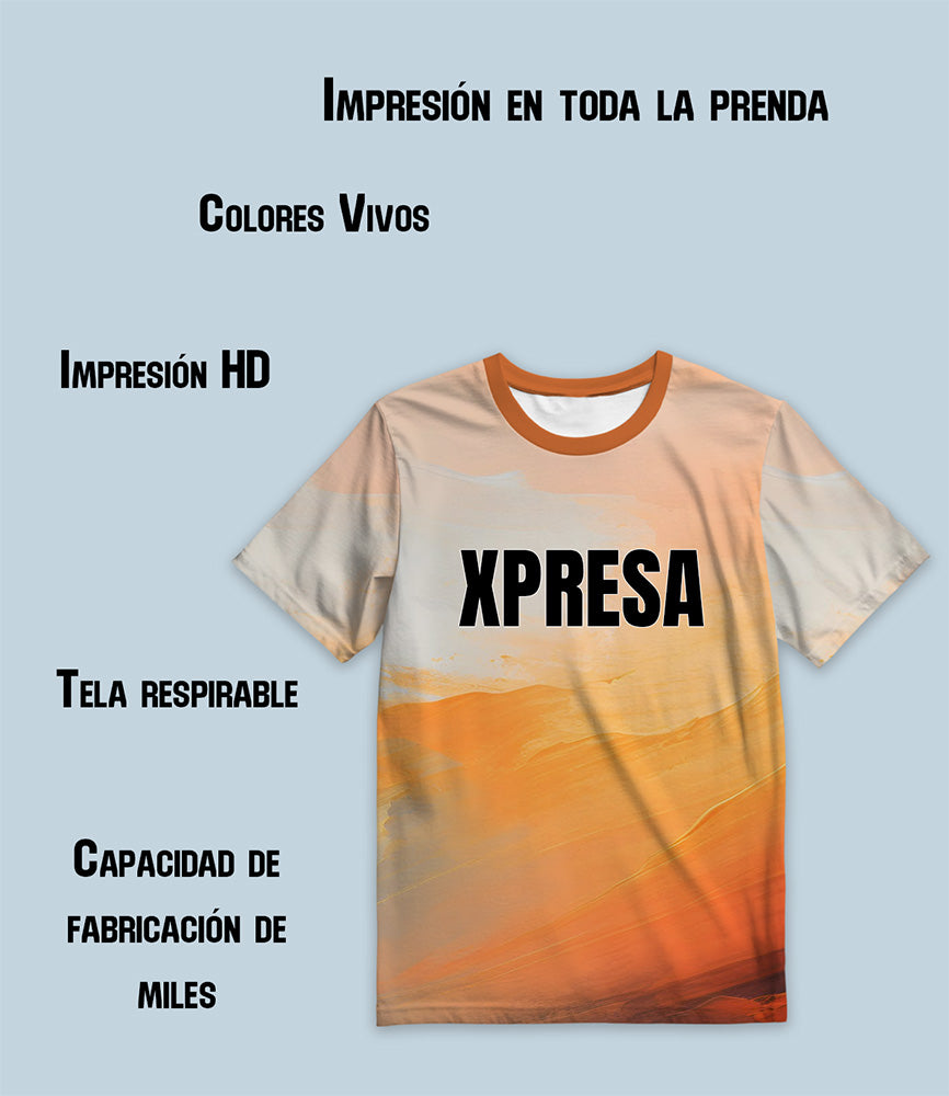 Playera Básica Full Print (MUESTRA)