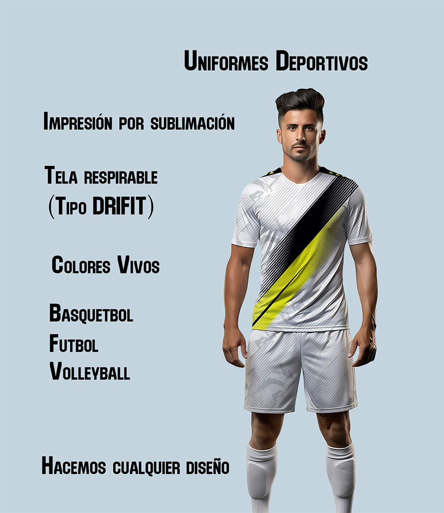 Uniformes deportivos personalizados (MUESTRA)